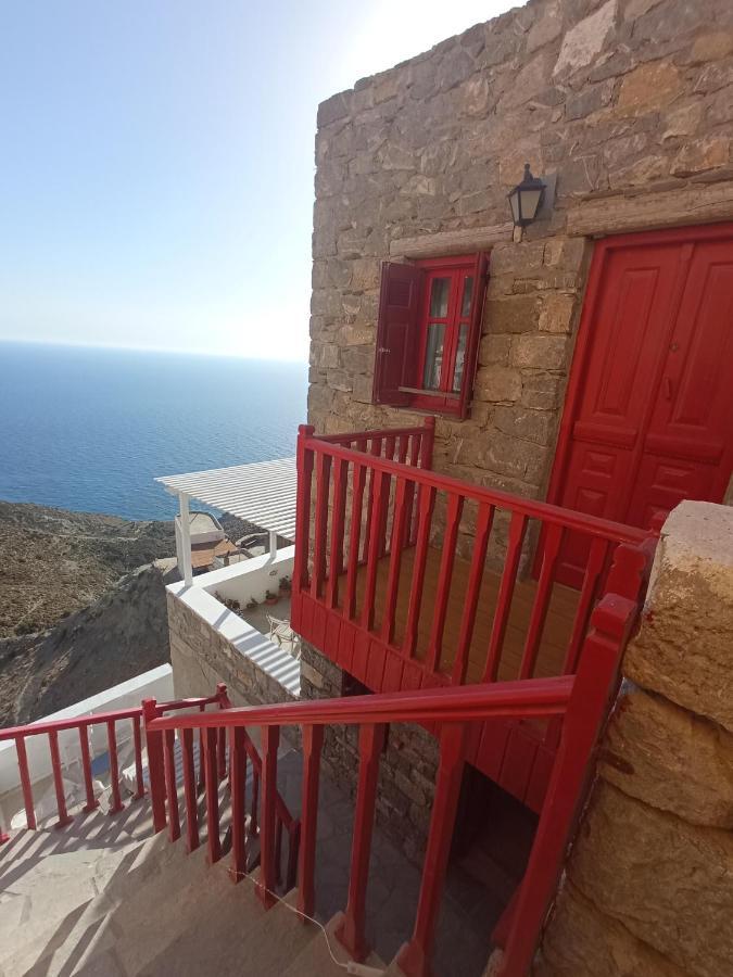Anemos Guest House Karpathos Olympos  ภายนอก รูปภาพ