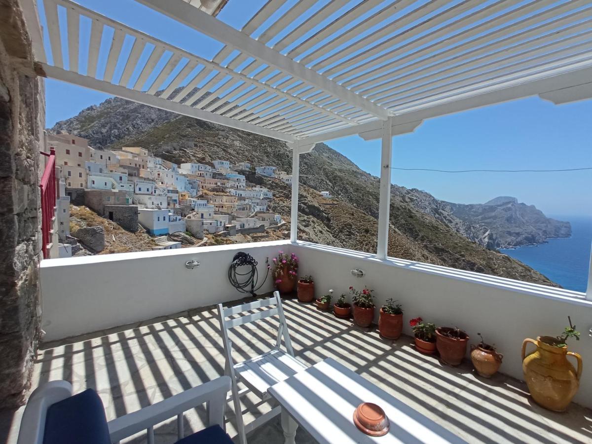 Anemos Guest House Karpathos Olympos  ภายนอก รูปภาพ