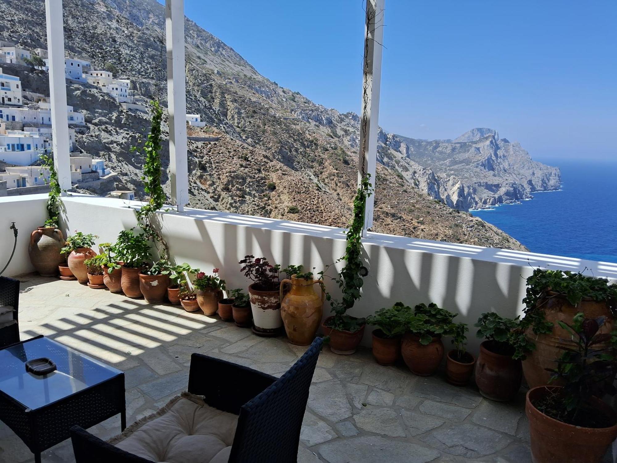 Anemos Guest House Karpathos Olympos  ภายนอก รูปภาพ