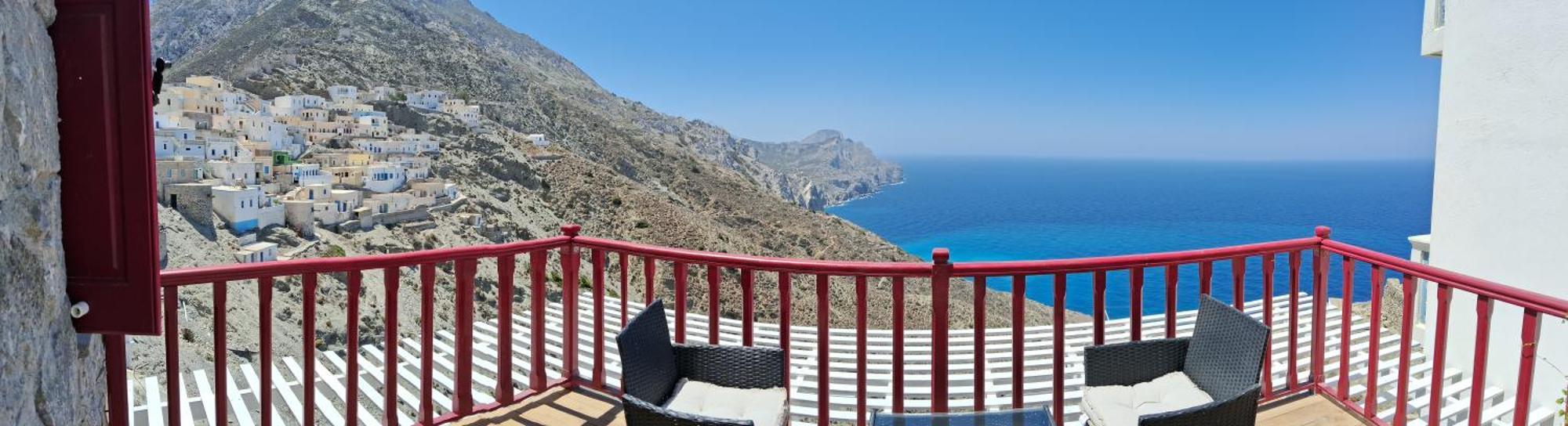 Anemos Guest House Karpathos Olympos  ภายนอก รูปภาพ