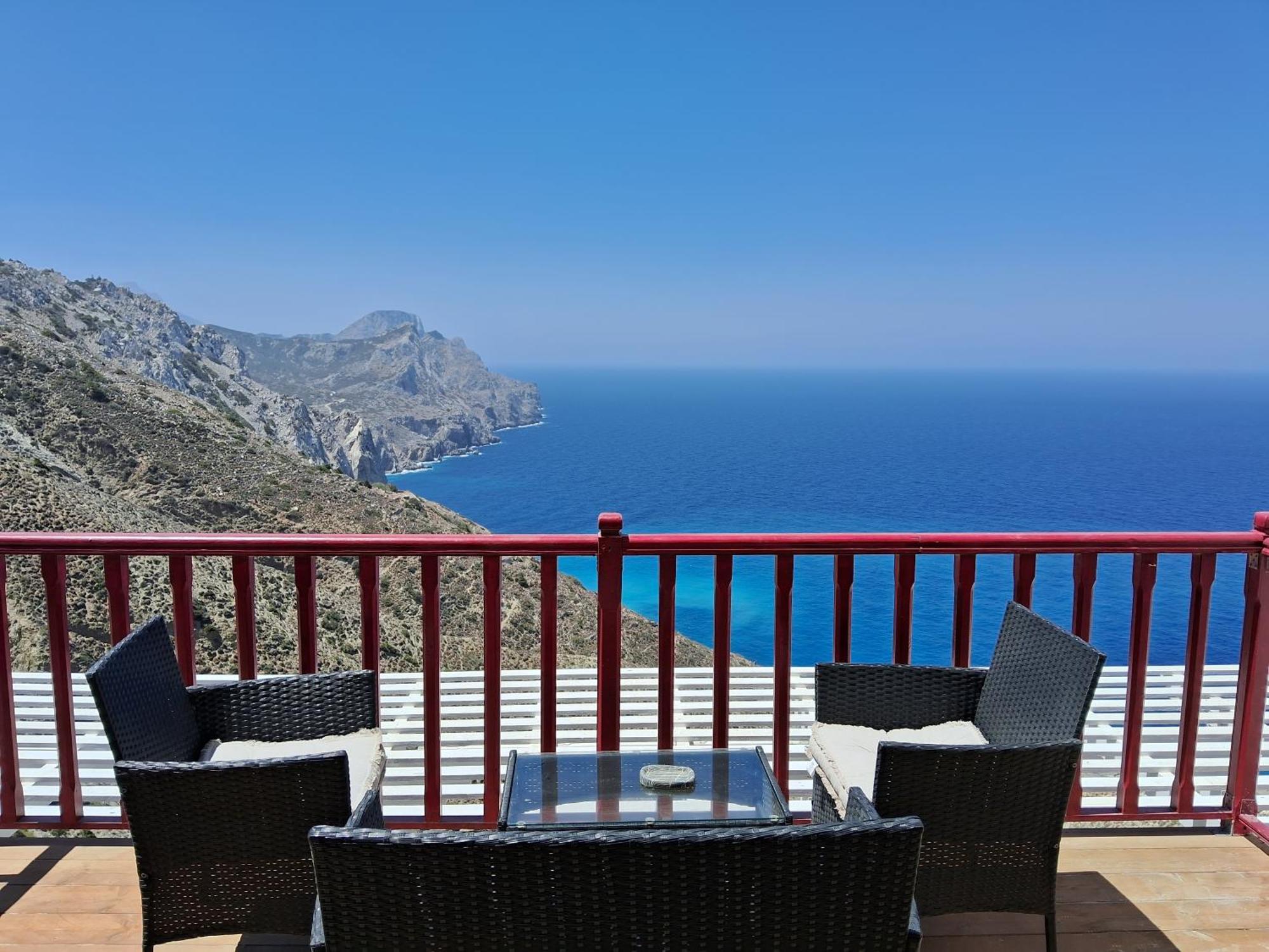 Anemos Guest House Karpathos Olympos  ภายนอก รูปภาพ